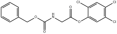 N-[(벤질옥시)카르보닐]글리신2,4,5-트리클로로페닐에스테르 구조식 이미지