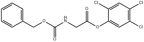 N-[(Benzyloxy)carbonyl]glycine 2,4,5-trichlorophenyl ester Structure