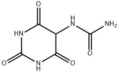 (헥사하이드로-2,4,6-트리옥소피리미딘-5-일)우레아 구조식 이미지