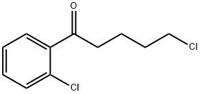 5-CHLORO-1-(2-CHLOROPHENYL)-1-OXOPENTANE Structure