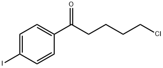 5-CHLORO-1-(4-IODOPHENYL)-1-OXOPENTANE Structure