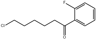 6-CHLORO-1-(2-FLUOROPHENYL)-1-OXOHEXANE Structure