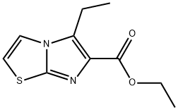 Imidazo[2,1-b]thiazole-6-carboxylic acid, 5-ethyl-, ethyl ester (9CI) Structure