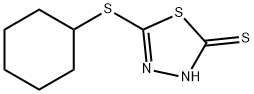 5-Cyclohexylsulfanyl-[1,3,4]thiadiazole-2-thiol Structure