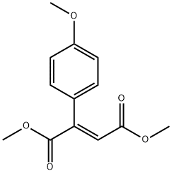 2-Butenedioic acid, 2-(4-Methoxyphenyl)-, 1,4-diMethyl ester, (2E)- Structure