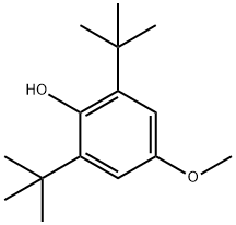 2,6-DI-TERT-BUTYL-4-METHOXYPHENOL 구조식 이미지