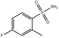 3-플루오로-2-메틸벤젠설폰아마이드 구조식 이미지