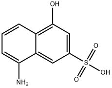 5-AMINO-1-NAPHTHOL-3-SULFONIC ACID Structure