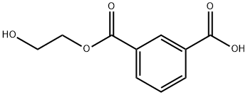 1,3-Benzenedicarboxylic acid, Mono(2-hydroxyethyl) ester Structure