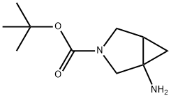 3-Azabicyclo[3.1.0]hexane-3-carboxylicacid,1-amino-,1,1-dimethylethylester 구조식 이미지