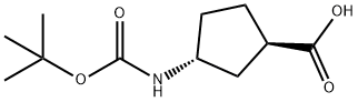 489446-85-7 (1R,3R)-N-BOC-1-AMINOCYCLOPENTANE-3-CARBOXYLIC ACID