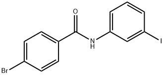 4-bromo-N-(3-iodophenyl)benzamide 구조식 이미지