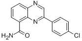 3-(4-CHLORO-PHENYL)-QUINOXALINE-5-CARBOXYLIC ACID AMIDE Structure