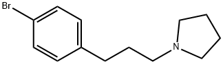 Pyrrolidine, 1-[3-(4-broMophenyl)propyl]- Structure