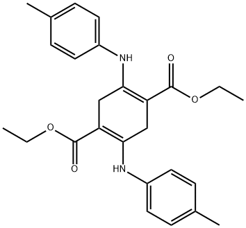 2,5-Di(p-toluidino)-3,6-dihydroterephthalic acid diethyl ester 구조식 이미지