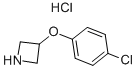 3-(4-CHLOROPHENOXY)AZETIDINE HYDROCHLORIDE 구조식 이미지