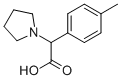 ALPHA-(4-METHYLPHENYL)1-PYRROLIDINEACETIC ACID Structure