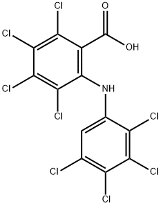 안트라닐산,3,4,5,6-테트라클로로-N-(2,3,4,5-테트라클로로페닐)-(7CI,8CI) 구조식 이미지