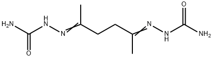 [5-(카르바모일히드라지닐리덴)헥산-2-일리덴아미노]우레아 구조식 이미지