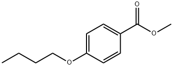 METHYL 4-N-BUTOXYBENZOATE Structure