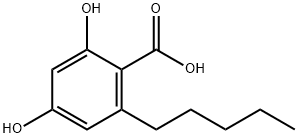 olivetolic acid Structure