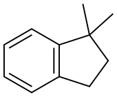 1H-인덴,2,3-디하이드로-1,1-디메틸- 구조식 이미지