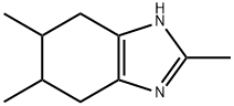 1H-벤즈이미다졸,4,5,6,7-테트라히드로-2,5,6-트리메틸- 구조식 이미지