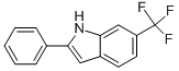2-PHENYL-6-(TRIFLUOROMETHYL)-1H-INDOLE Structure