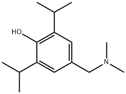 4-[(DIMETHYLAMINO)METHYL]-2,6-DIISOPROPYLBENZENOL Structure