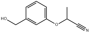 프로판니트릴,2-[3-(히드록시메틸)페녹시]-(9CI) 구조식 이미지