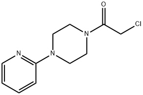 Piperazine, 1-(chloroacetyl)-4-(2-pyridinyl)- (9CI) Structure