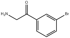 2-AMINO-1-(3-BROMO-PHENYL)-ETHANONE Structure