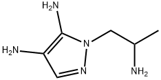 1H-피라졸-4,5-디아민,1-(2-아미노프로필)- 구조식 이미지