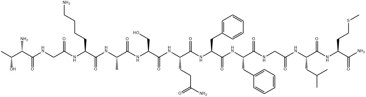 HEMOKININ 1 (HUMAN) 구조식 이미지