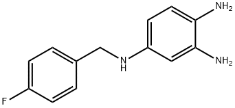 4-(4-플루오로벤질아미노)-1,2-페닐렌디아민 구조식 이미지
