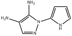 1H-Pyrazole-4,5-diamine,  1-(1H-pyrrol-2-yl)- 구조식 이미지