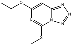 Tetrazolo[1,5-c]pyrimidine, 7-ethoxy-5-(methylthio)- (9CI) Structure