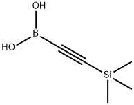 TRIMETHYLSILYLETHYNYLBORONIC ACID Structure