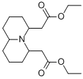 DIETHYL 2,2'-(OCTAHYDRO-1H-QUINOLIZINE-4,6-DIYL)DIACETATE Structure
