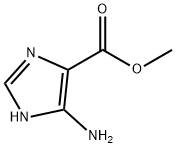 1H-이미다졸-4-카르복실산,5-아미노-,메틸에스테르(9CI) 구조식 이미지