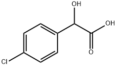 4-Chloromandelic acid 구조식 이미지