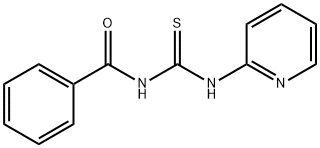 1-BENZOYL-3-(2-PYRIDYL)-2-THIOUREA 구조식 이미지