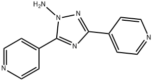 3,5-Di(4-pyridinyl)-1H-1,2,4-triazol-1-amine Structure