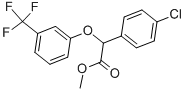 METHYL 4-CHLOROPHENYL-[3-(TRIFLUOROMETHYL)PHENOXY]ACETATE 구조식 이미지