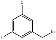 3-CHLORO-5-FLUOROBENZYL BROMIDE Structure