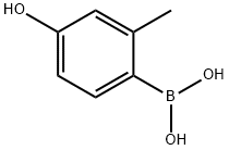 (4-Hydroxy-2-methyl)phenylboronic acid Structure