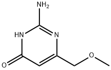 4(1H)-Pyrimidinone, 2-amino-6-(methoxymethyl)- (9CI) Structure