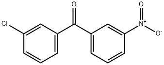 3-CHLORO-3'-NITROBENZOPHENONE 구조식 이미지