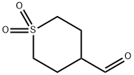 2H-티오피란-4-카르복스알데히드,테트라히드로-,1,1-디옥사이드 구조식 이미지