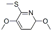 Pyridine, 2,3-dihydro-2,5-dimethoxy-6-(methylthio)- (9CI) Structure